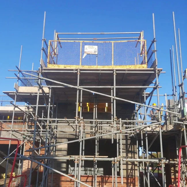 Palm Scaffolding Limited, scaffolding for new builds